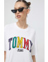 Tommy Jeans Bombažna kratka majica - Pepit.si