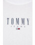 Tommy Jeans Kratka majica ženski bela barva - Pepit.si