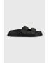 Tommy Jeans Natikači FANCY SANDAL ženski črna barva EN0EN02136 - Pepit.si