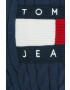 Tommy Jeans Pulover ženski mornarsko modra barva - Pepit.si