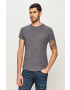 Tommy Jeans T-shirt modra barva - Pepit.si