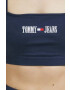 Tommy Jeans Top ženski bela barva - Pepit.si