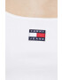 Tommy Jeans Top Tommy Hilfiger ženski bela barva - Pepit.si