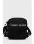 Tommy Jeans Torbica za okoli pasu črna barva - Pepit.si