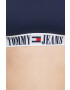 Tommy Jeans Zgornji del kopalk zelena barva - Pepit.si