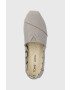 Toms Espadrile Alpargata siva barva - Pepit.si