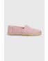 Toms Espadrile Alpargata Rope roza barva - Pepit.si