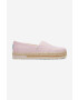 Toms Espadrile Heavy Twill Platform Rope Alpargata roza barva - Pepit.si