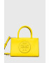 Tory Burch Torbica rumena barva - Pepit.si