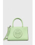 Tory Burch Torbica zelena barva - Pepit.si