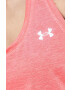 Under Armour Top za vadbo Tech Twist roza barva - Pepit.si