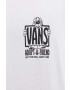 Vans Bombažna kratka majica bela barva - Pepit.si