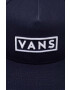 Vans Otroška bombažna bejzbolska kapa BY EASY BOX SNAPBACK dress blues mornarsko modra barva - Pepit.si