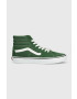 Vans Superge SK8-Hi zelena barva VN0005U96QU1 - Pepit.si