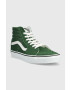 Vans Superge SK8-Hi zelena barva VN0005U96QU1 - Pepit.si