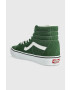 Vans Superge SK8-Hi zelena barva VN0005U96QU1 - Pepit.si