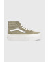 Vans Superge SK8-Hi Tapered Stackform ženske črna barva VN0A5JMKBMX1 - Pepit.si