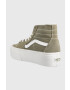 Vans Superge SK8-Hi Tapered Stackform ženske črna barva VN0A5JMKBMX1 - Pepit.si