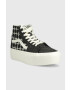 Vans Superge SK8-Hi Tapered Stackform ženske siva barva VN0A5JMKBMA1 - Pepit.si