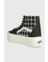 Vans Superge SK8-Hi Tapered Stackform ženske siva barva VN0A5JMKBMA1 - Pepit.si