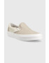 Vans Teniske Classic Slip-On bež barva VN0A7Q5DNTR1 - Pepit.si