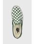 Vans Teniske Classic Slip-On zelena barva VN0A7Q5D6QU1 - Pepit.si