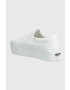 Vans Teniske Classic Slip-On Stackform ženske bela barva VN0A7Q5RW001 - Pepit.si