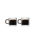 Vialli Design komplet skodelic za espresso Carbon 80 ml (2-pack) - Pepit.si