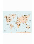 Vissevasse plakat World Map Animal 50x70 cm - Pepit.si