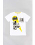 Zippy Dvostranski bombažen t-shirt x Batman bela barva - Pepit.si