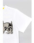 Zippy Dvostranski bombažen t-shirt x Batman bela barva - Pepit.si