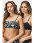 Calvin Klein 2PACK Modrček Alma Bralette - Pepit.si