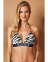 Calvin Klein Zgornji del bikini kopalk Zebra - Pepit.si