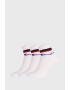 Champion 3 PACK bele nogavice Classic stripes - Pepit.si