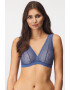 DKNY Modrček Pure Lace Blue Bralette - Pepit.si