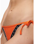 Calvin Klein Cheeky String Side Tie Vermillion Orange Spodnji del kopalk Oranžna - Pepit.si