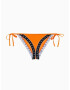 Calvin Klein Cheeky String Side Tie Vermillion Orange Spodnji del kopalk Oranžna - Pepit.si