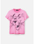 Desigual Pink Panther Smile Majica Roza - Pepit.si