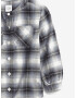 GAP Oversize Flannel otroška srajca Siva - Pepit.si