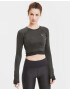 Puma Studio Metallic Crop top Črna - Pepit.si