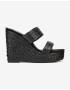 Steve Madden Sunflower Wedge Čevlji s polno peto Črna - Pepit.si