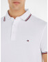 Tommy Hilfiger 1985 Tipped Slim Polo majica Bela - Pepit.si