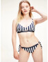 Tommy Hilfiger Cheeky Side Tie Bikini Spodnji del kopalk Bela - Pepit.si