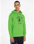 Tommy Hilfiger Curved Monogram Hoody Pulover Zelena - Pepit.si