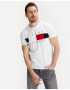 Tommy Hilfiger Textured Flag Majica Modra - Pepit.si