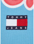 Tommy Jeans College Pop Text Crew Pulover Modra - Pepit.si