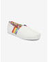 TOMS Unity Rainbow Slip On Bela - Pepit.si