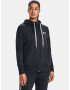 Under Armour Rival Fleece FZ Hoodie Pulover Črna - Pepit.si