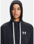 Under Armour Rival Fleece FZ Hoodie Pulover Črna - Pepit.si