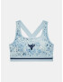 Under Armour UA Project Rock Bra Printed Športni Modrček Modra - Pepit.si